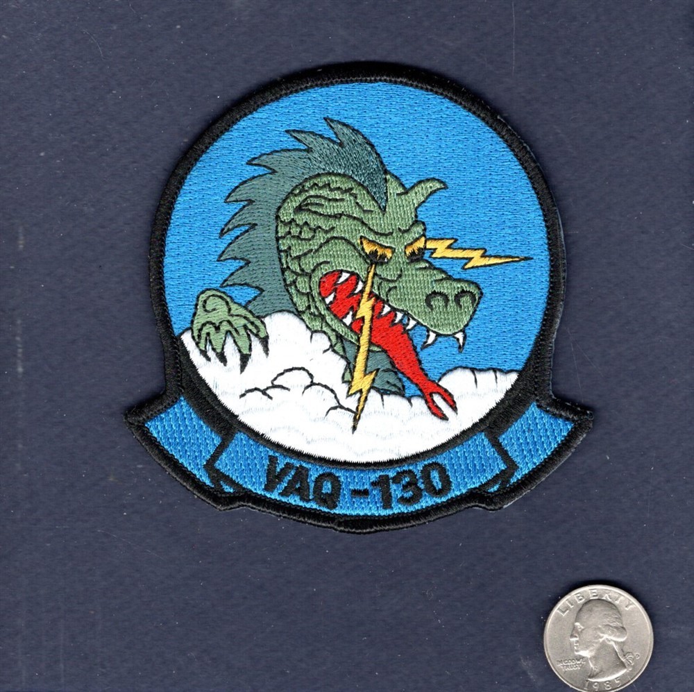 Original VAQ-130 ZAPPERS US NAVY EA-18G GROWLER Squadron Patch