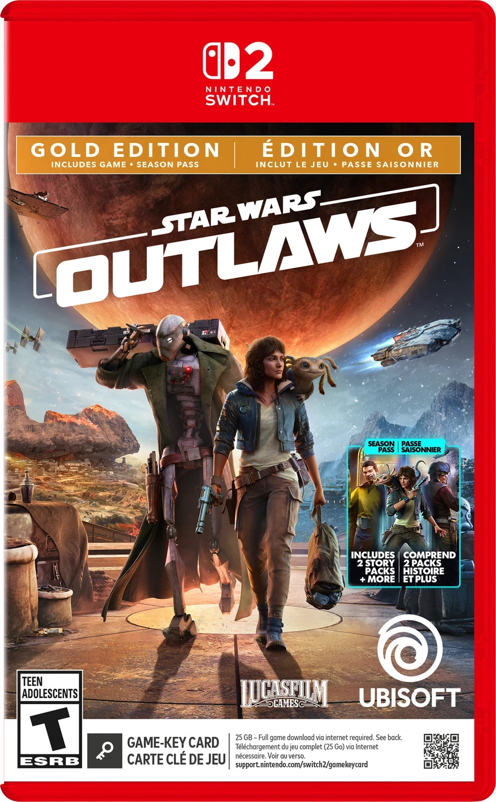 Star Wars Outlaws GOLD Edition - Nintendo Switch 2