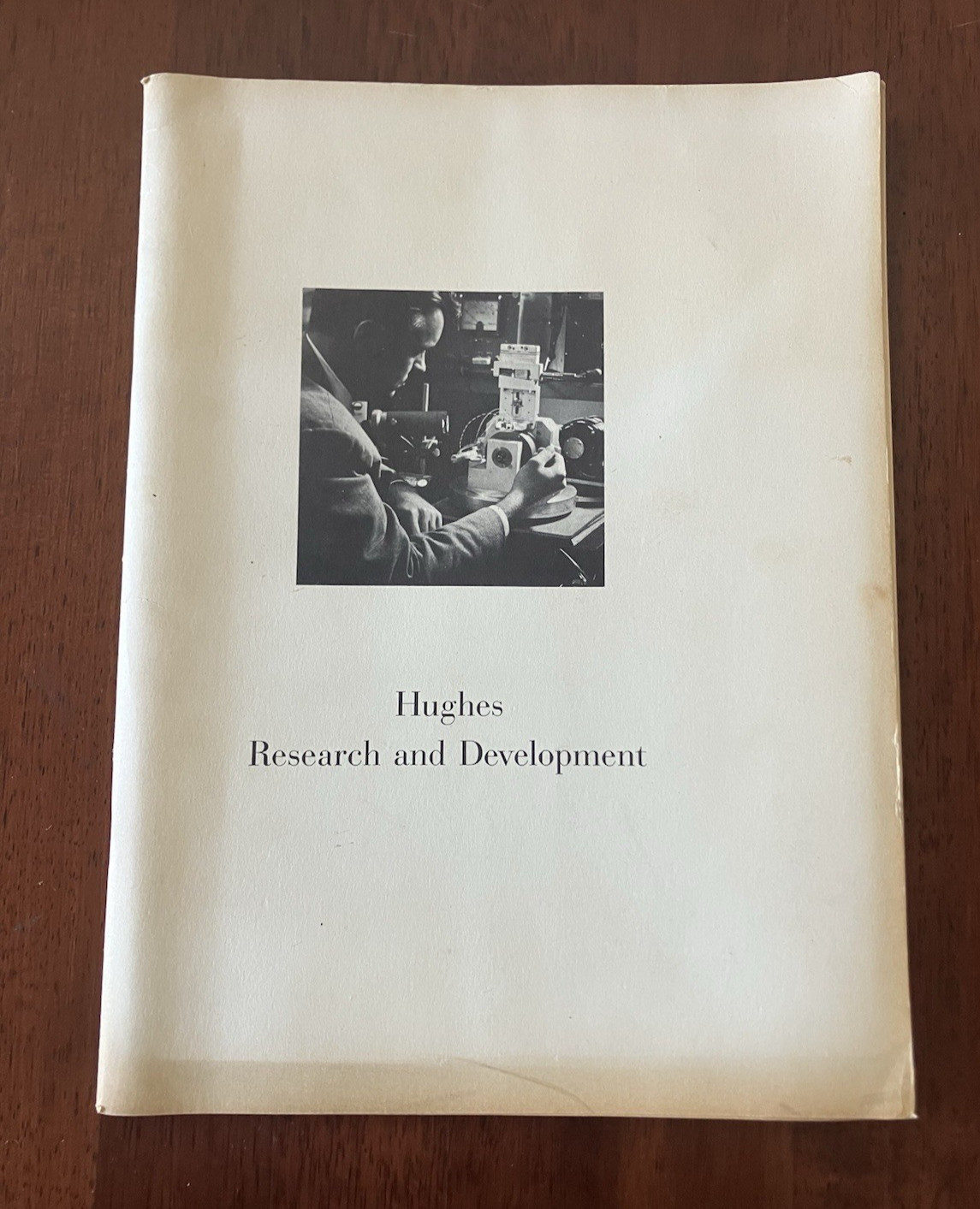 1954 Hughes Aircraft Research & Developement Book W/ Scarce Interview Blank