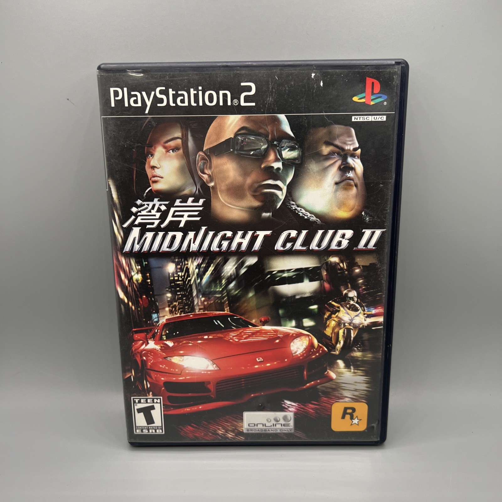 Midnight Club 2 II Game Sony PlayStation 2 PS2 -CASE ONLY-