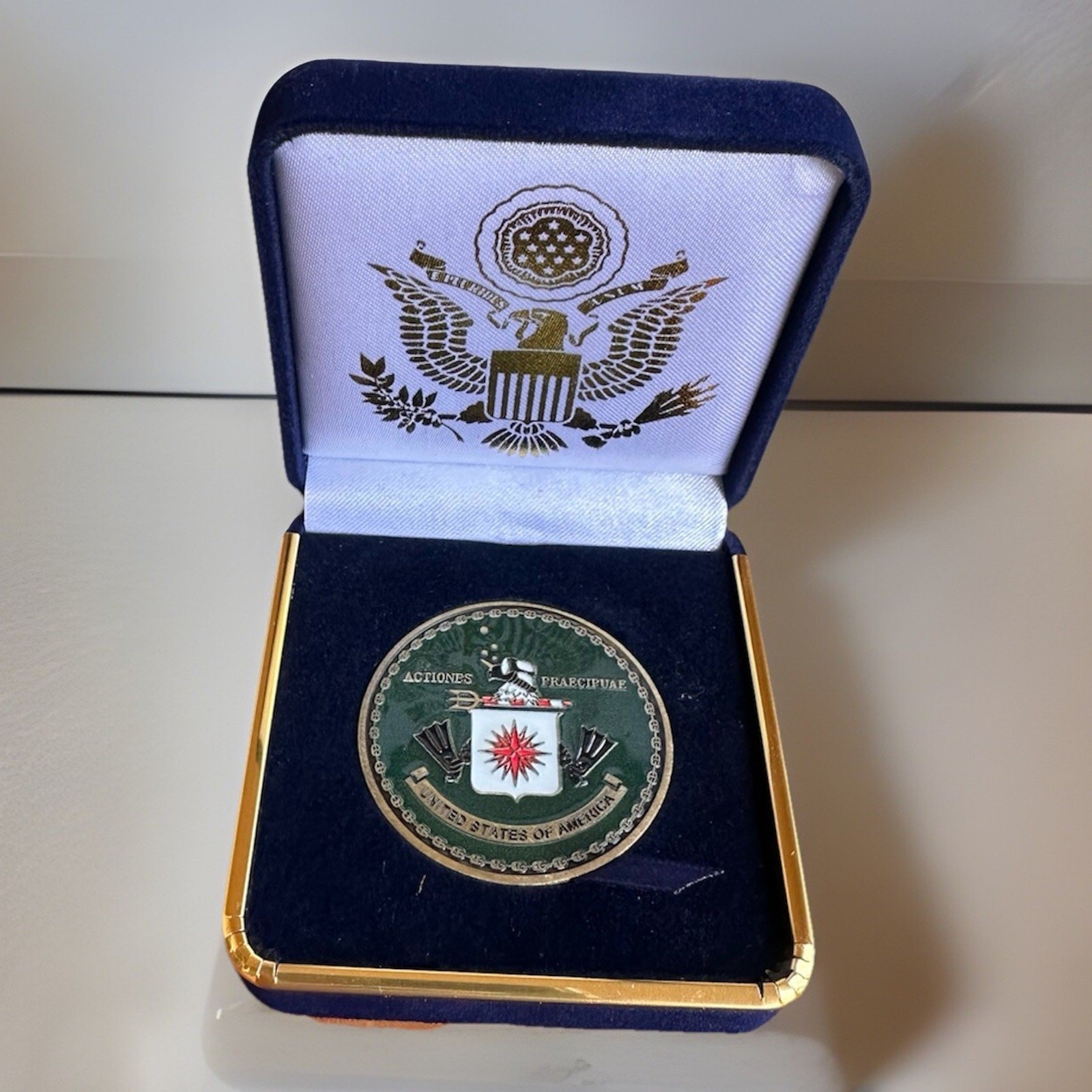 CIA SPECIAL OPERATIONS GROUP (SOG) Tertia Optio Challenge Coin NEW With Case