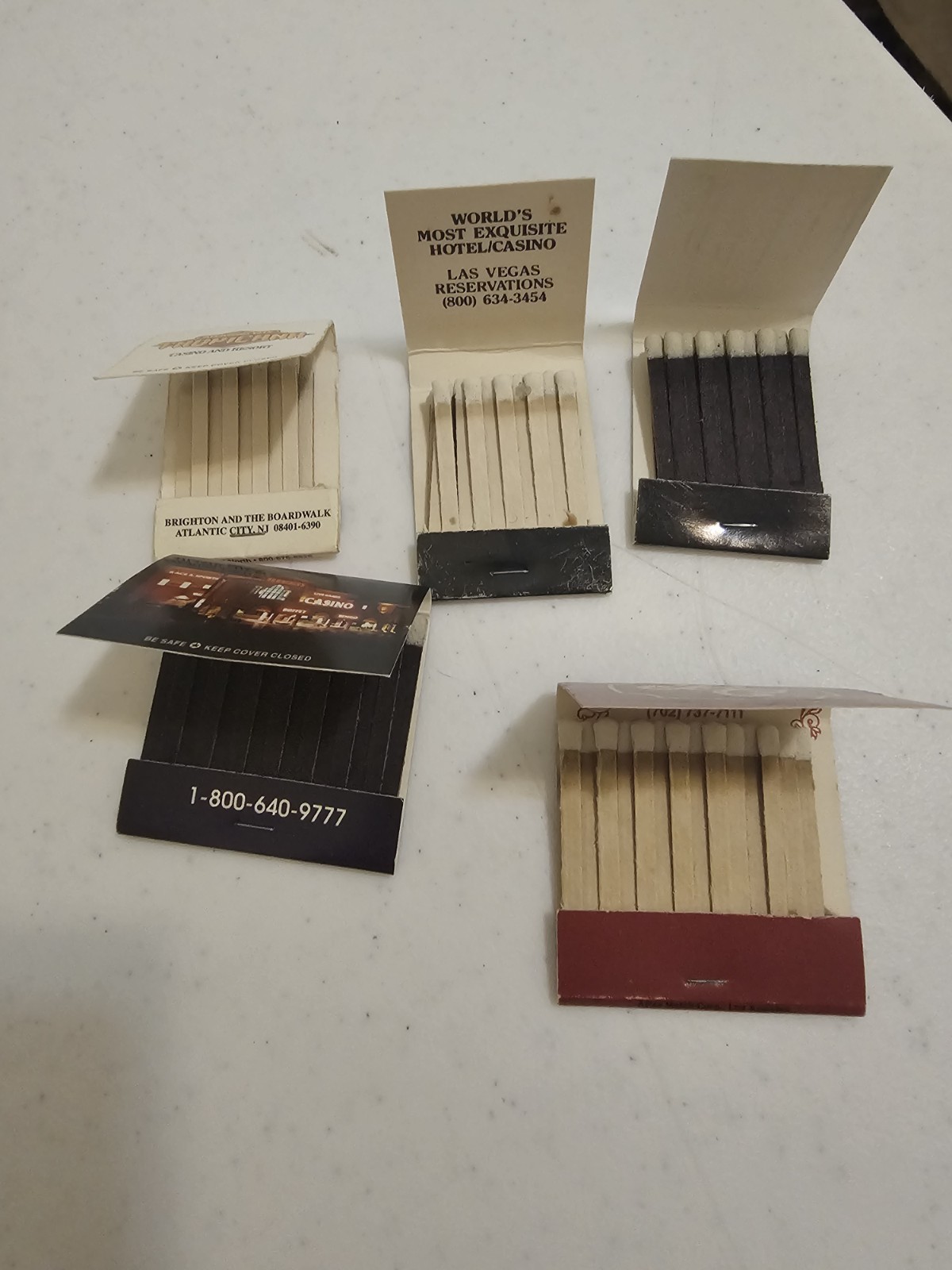 Match Books- Unused, Old Vegas Hotels