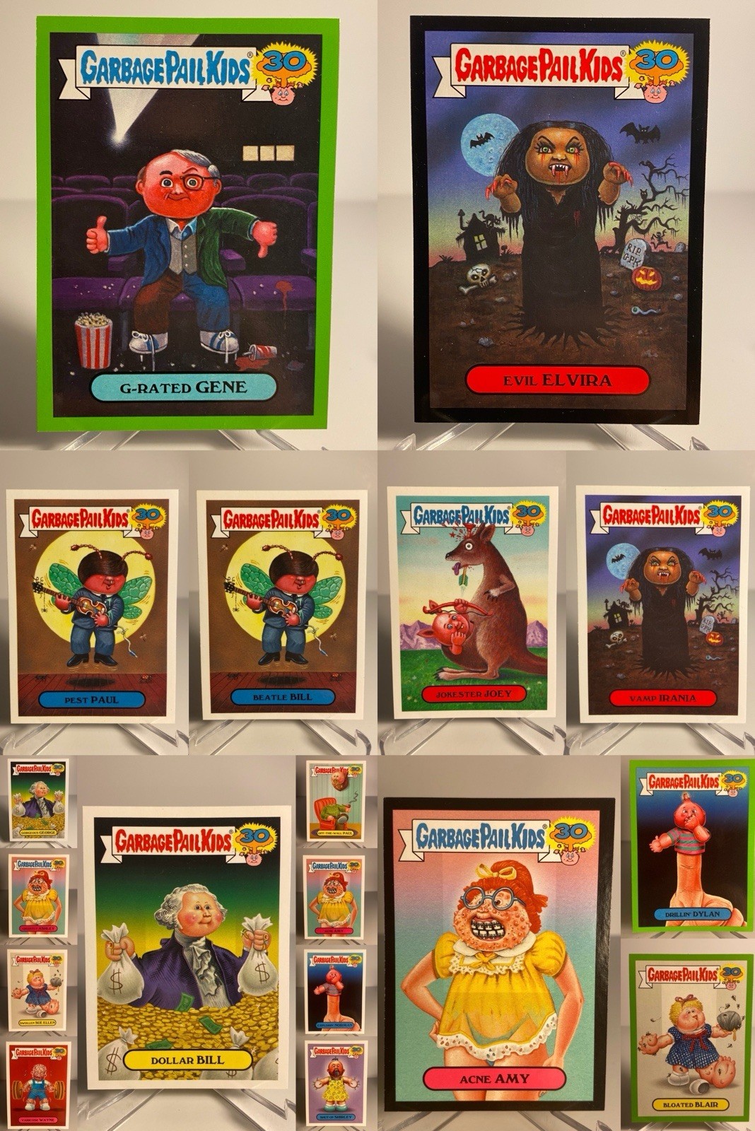 18x 2015 GPK Garbage Pail Kids 30th Lot Zoom-Out+ Cutting Room Floor Green/Black