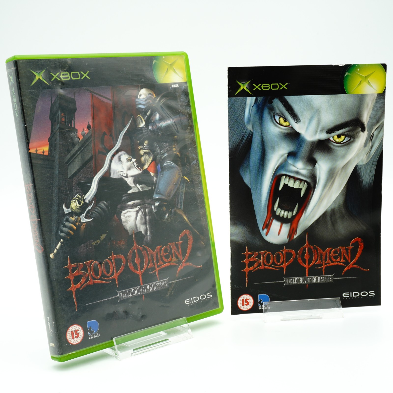Blood Omen 2: Legacy of Kain – Xbox – Action Adventure – CIB w/ Manual – Good