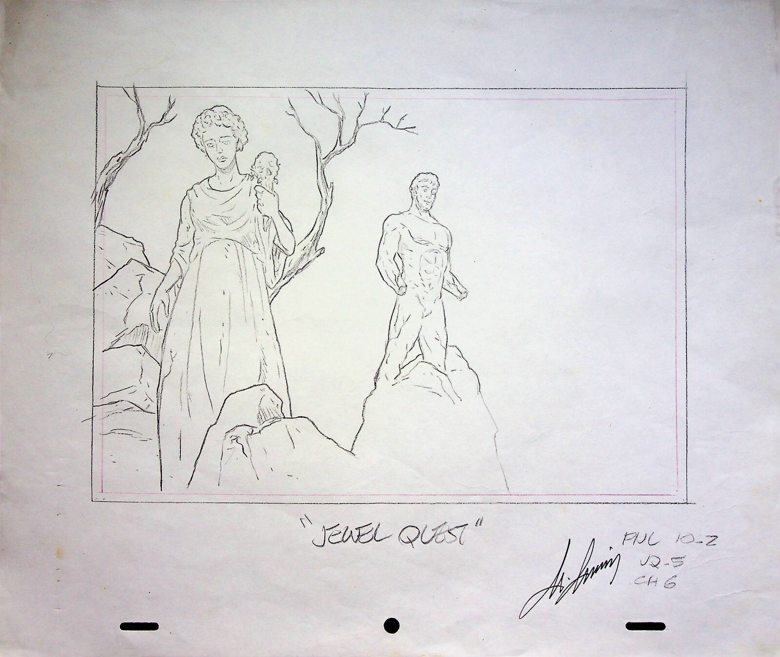 Jewel Quest the Sleepless Star SIGNED Moises Macasinag Production Video Game Art