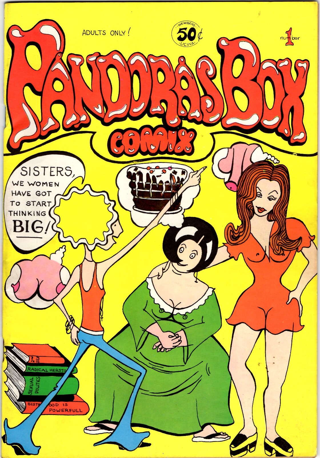 Pandoras Box Comix #1 1st Print Underground Comic 1973