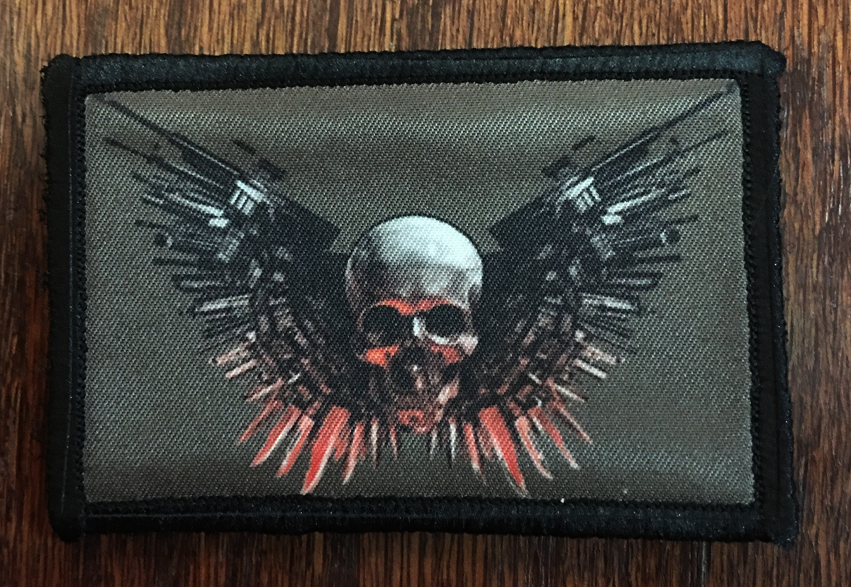 The Expendables Morale Patch Tactical Military USA Hook Badge Army Flag