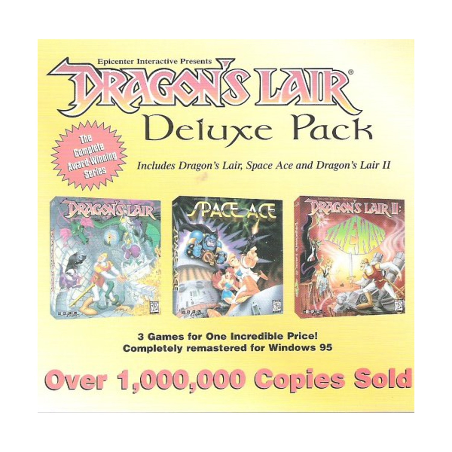Digital Leisure Video Game Dragon's Lair Deluxe Pack VG+