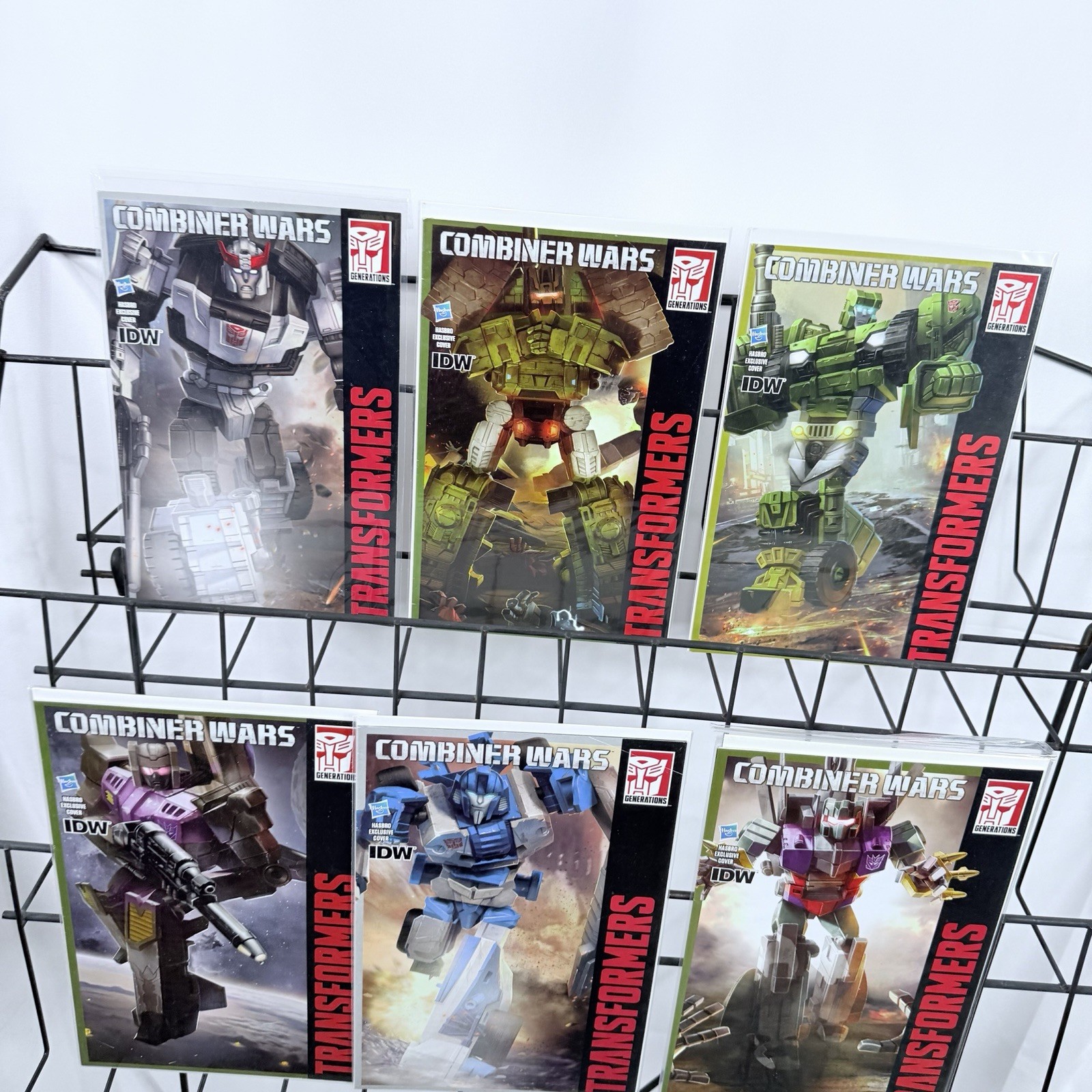 Transformers Combiner Wars Hasbro Exclusive Comics 1-3 13 16 19 Lot 2014 IDW