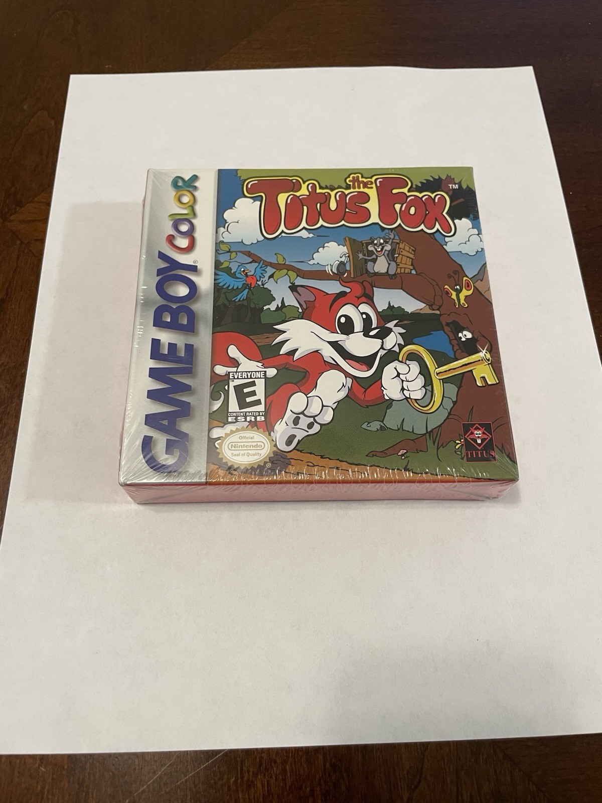 Titus the Fox Nintendo GameBoy Color Brand New Sealed Nintendo Game Boy Color