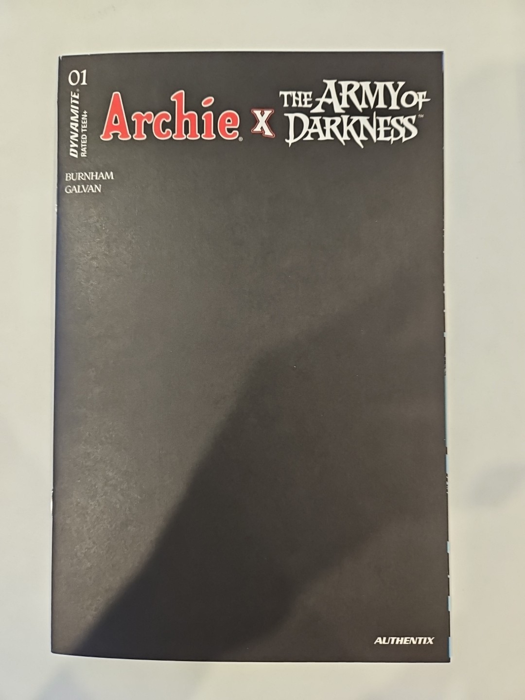 Archie Vs Army Of Darkness #1 BlindBag Black Authentix Cover P Dynamite