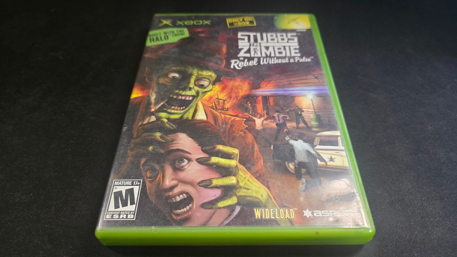 Stubbs the Zombie in Rebel Without a Pulse Xbox EX+NM condition+ reg card/