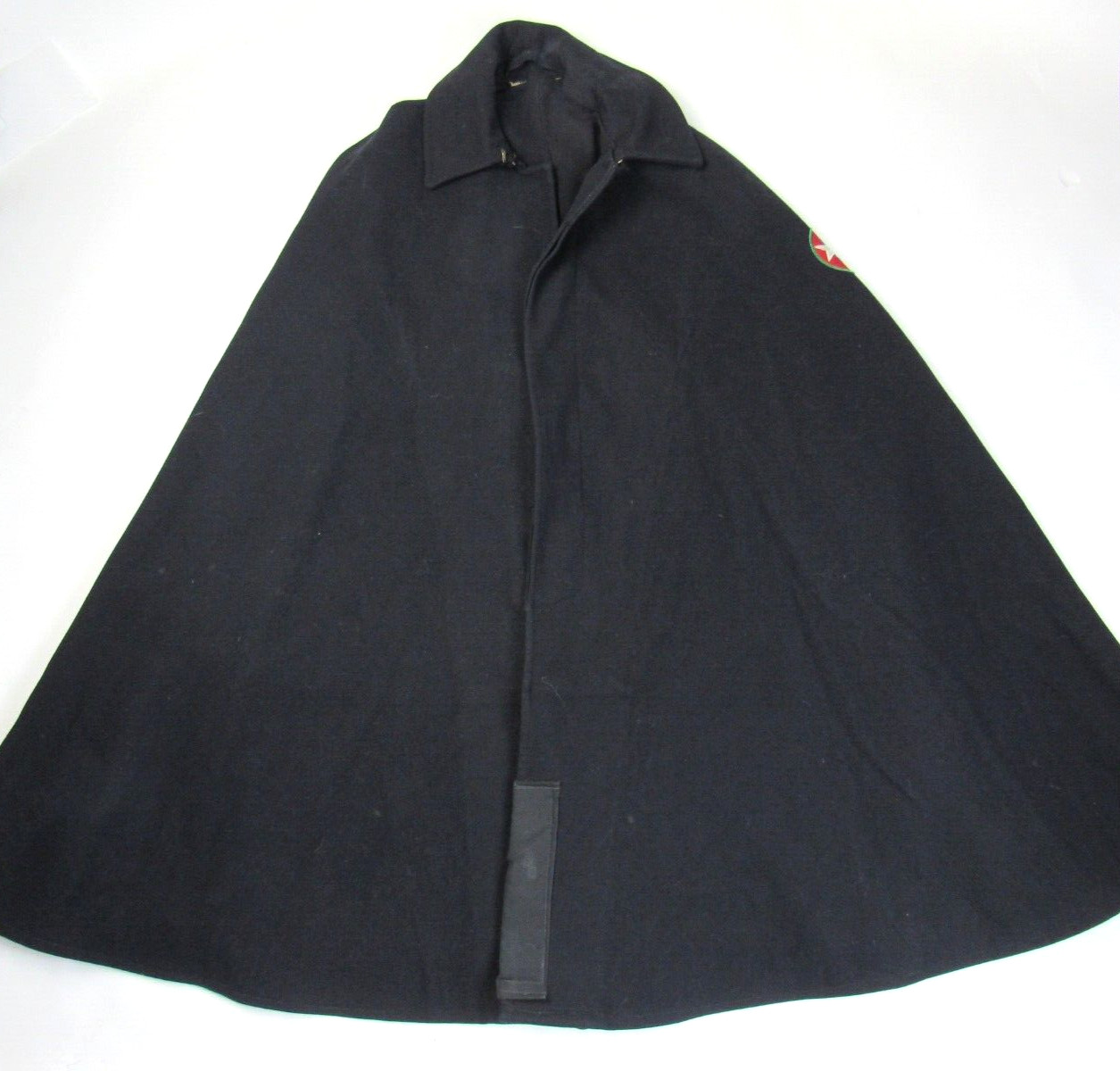 Vtg WWII Nurses Cape Marked WRC 1942 W/ Patch Women's St. John Ambulance ? Wool