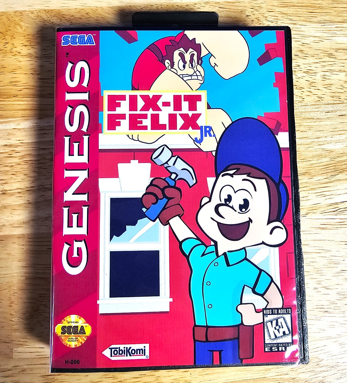 Fix it Felix Jr. - 16 Bit MD Game & Case For Sega Mega Drive Genesis