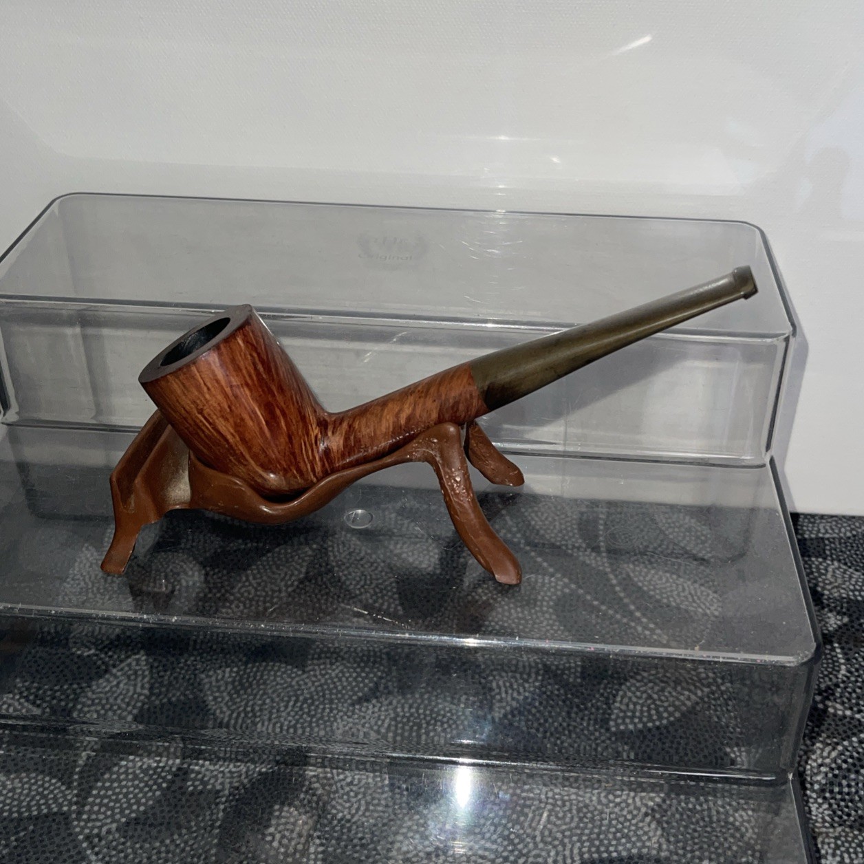 NOS Vintage Sir Sheldon Imported Briar Wood Tobacco Pipe Unsmoked Beauty LQQK