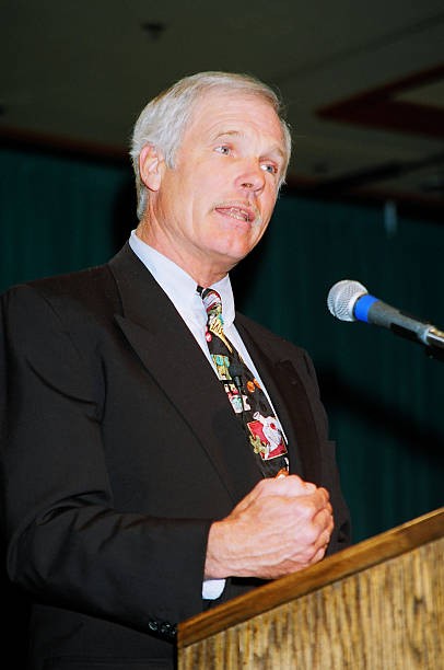Ted Turner during 1994 ShoWest in Las Vegas Nevada United States Old Photo 3