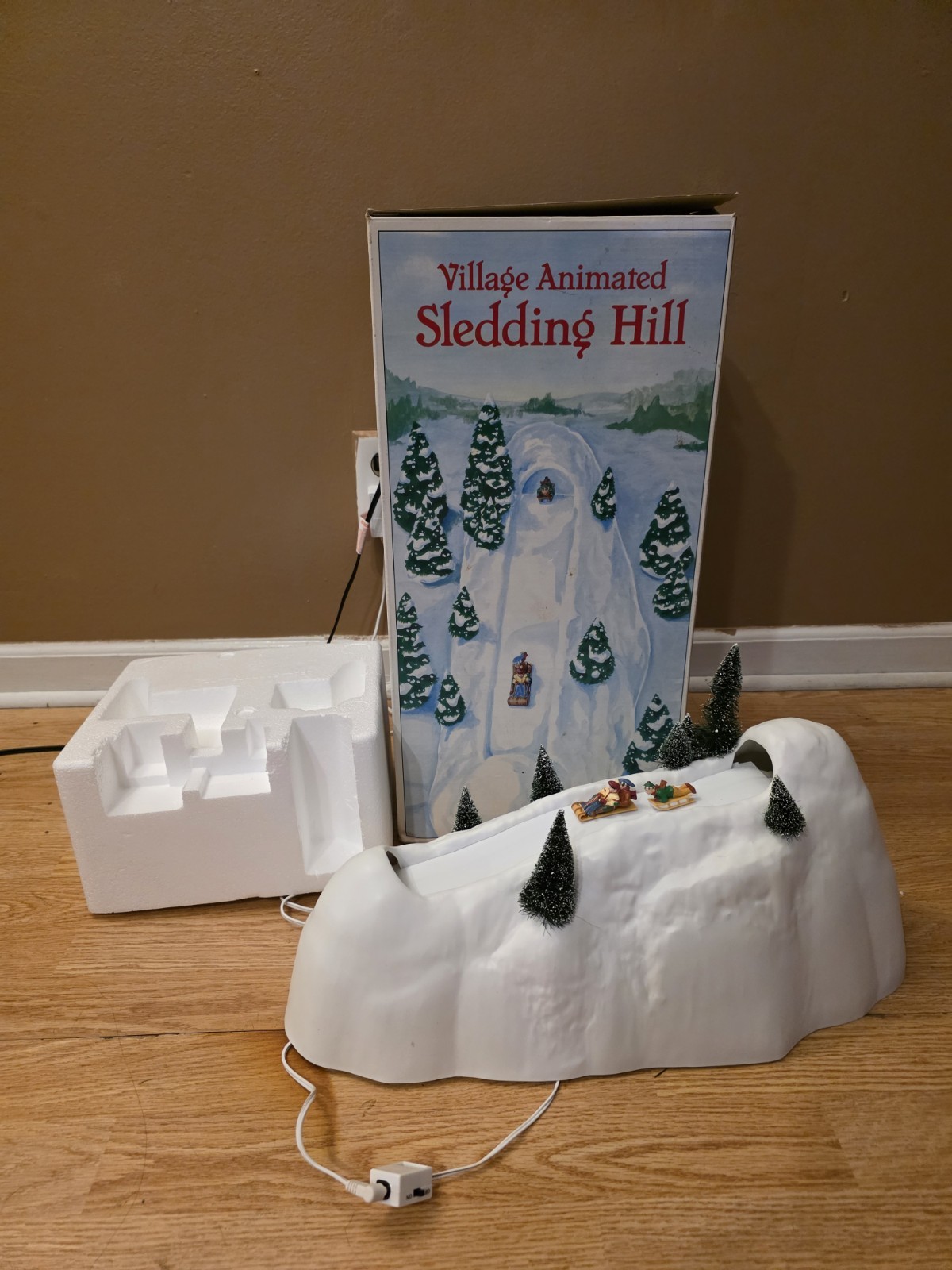 Dept 56 “Village Animated Sledding Hill”, Tested and Working