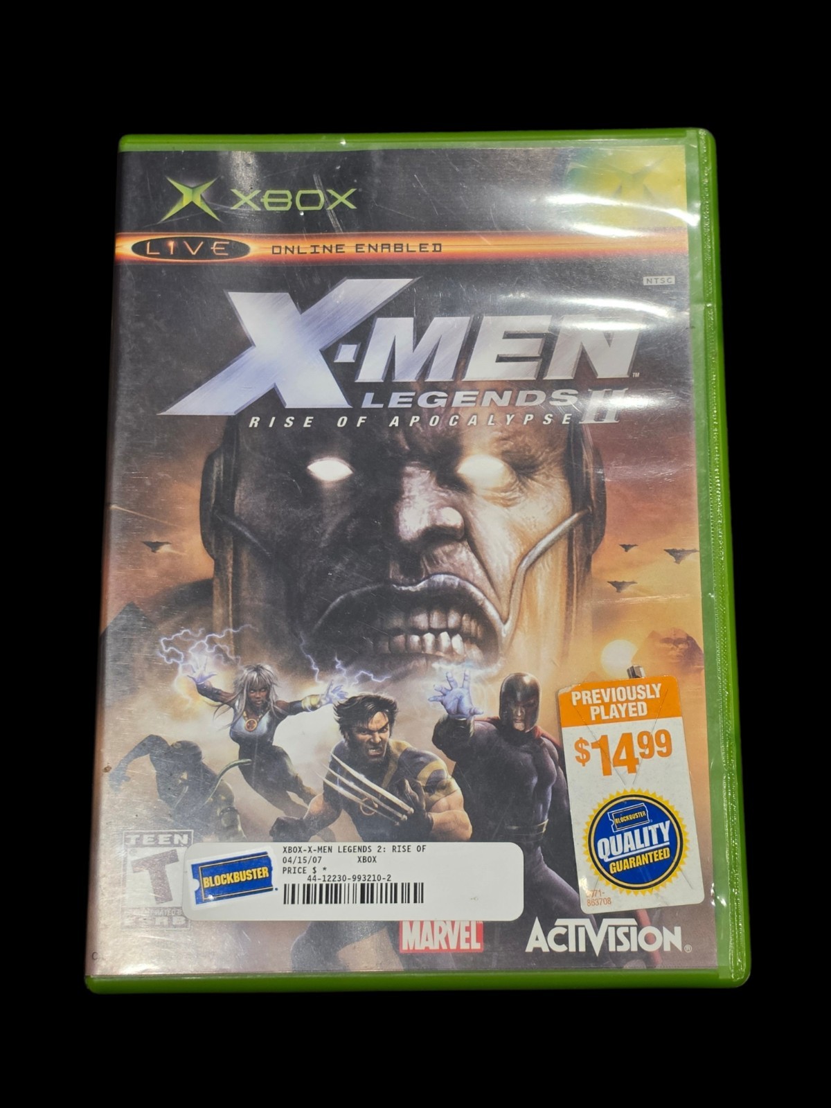 X-Men Legends 2 II Rise of Apocalypse Xbox Complete CIB