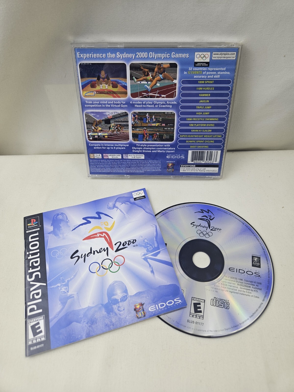 Sydney 2000 -Sony Playstation PS1- CIB Complete Tested Video Game 