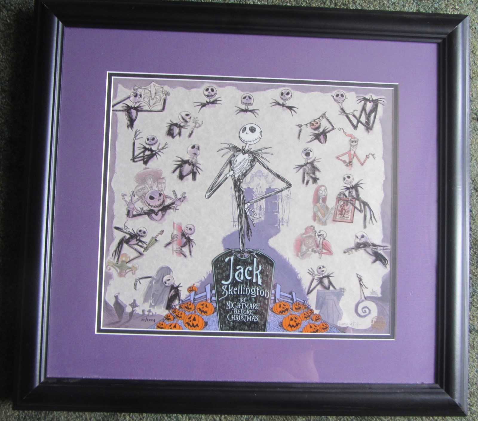Nightmare Before Christmas 2002 Lumicel LE #33 Very Rare