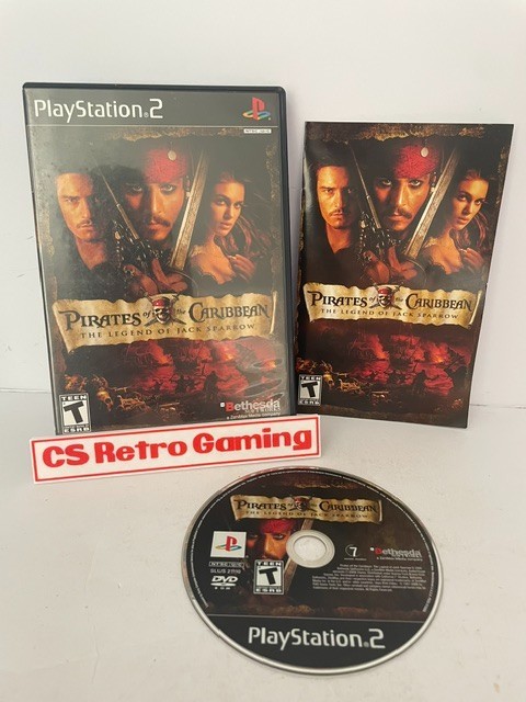 Pirates of the Caribbean: Legend of Jack Sparrow  (PS2) Complete CIB w Reg Card