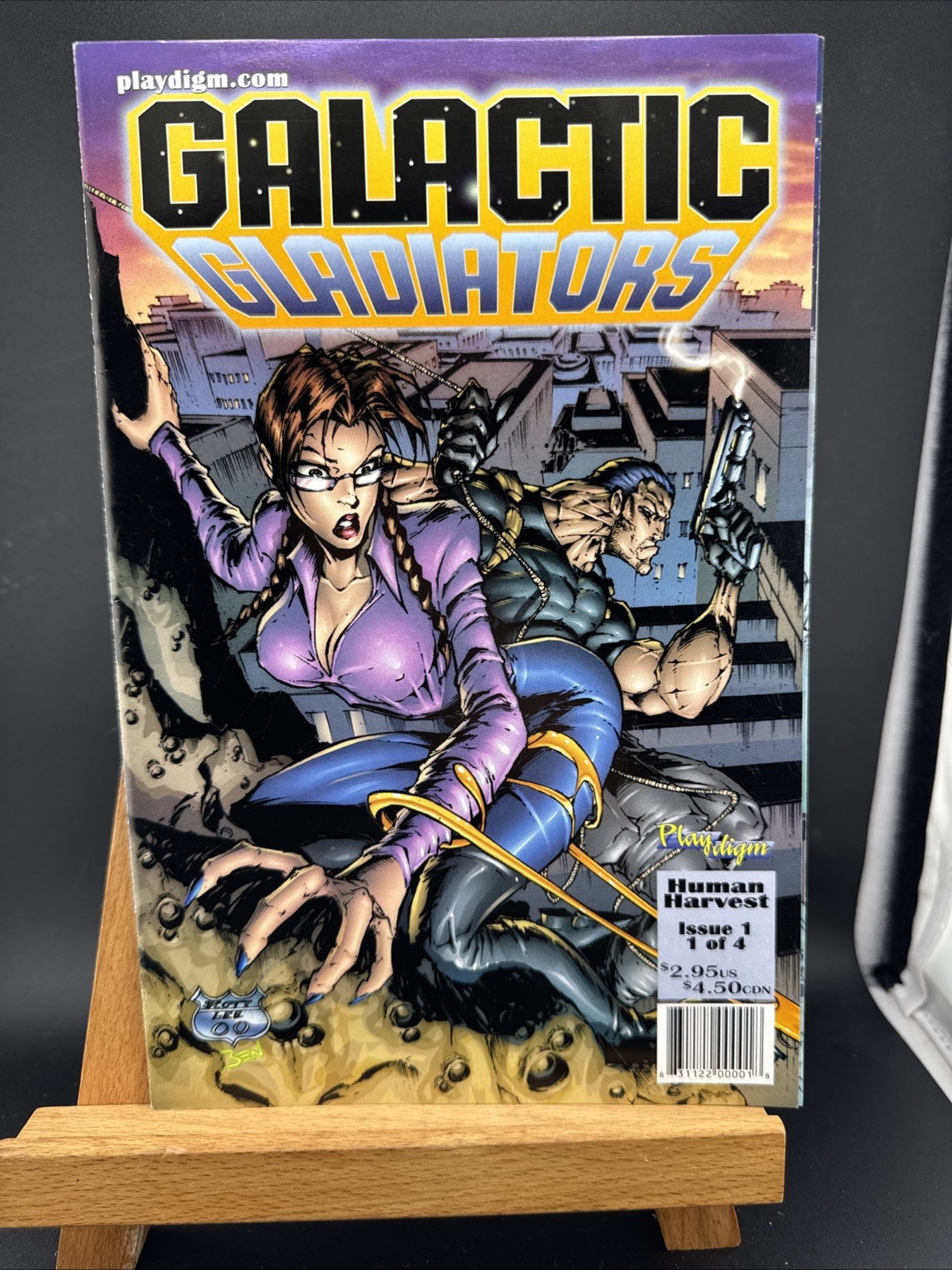 Galactic Gladiators #1 Playdigm Entertainment High Grade Comic Book J2-120