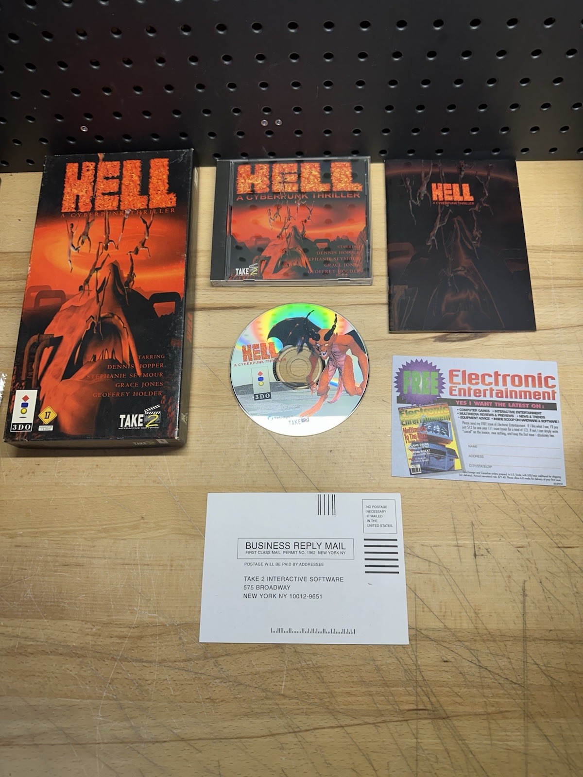 Hell: A Cyberpunk Thriller (Long Box) by Take 2 MINT DISC VERY NICE CIB