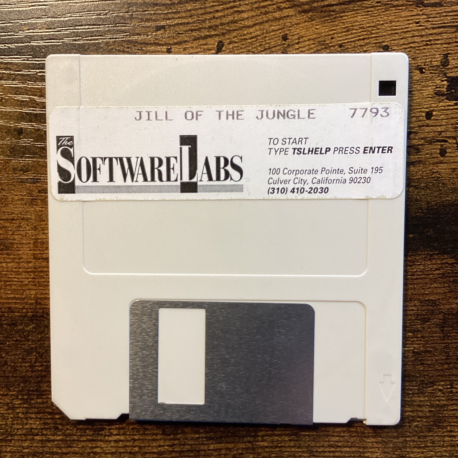 Jill of the Jungle Vintage Software Floppy Disk PC, DOS, IBM Game 3.5