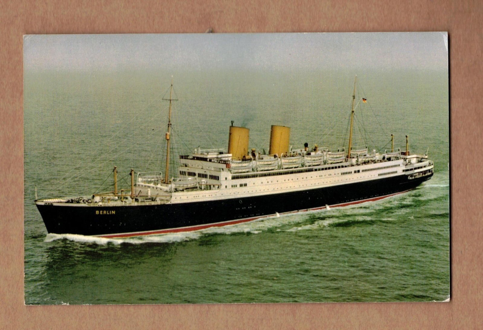 LLoyd Bremen Ship, MS Berlin 1964 Postcard