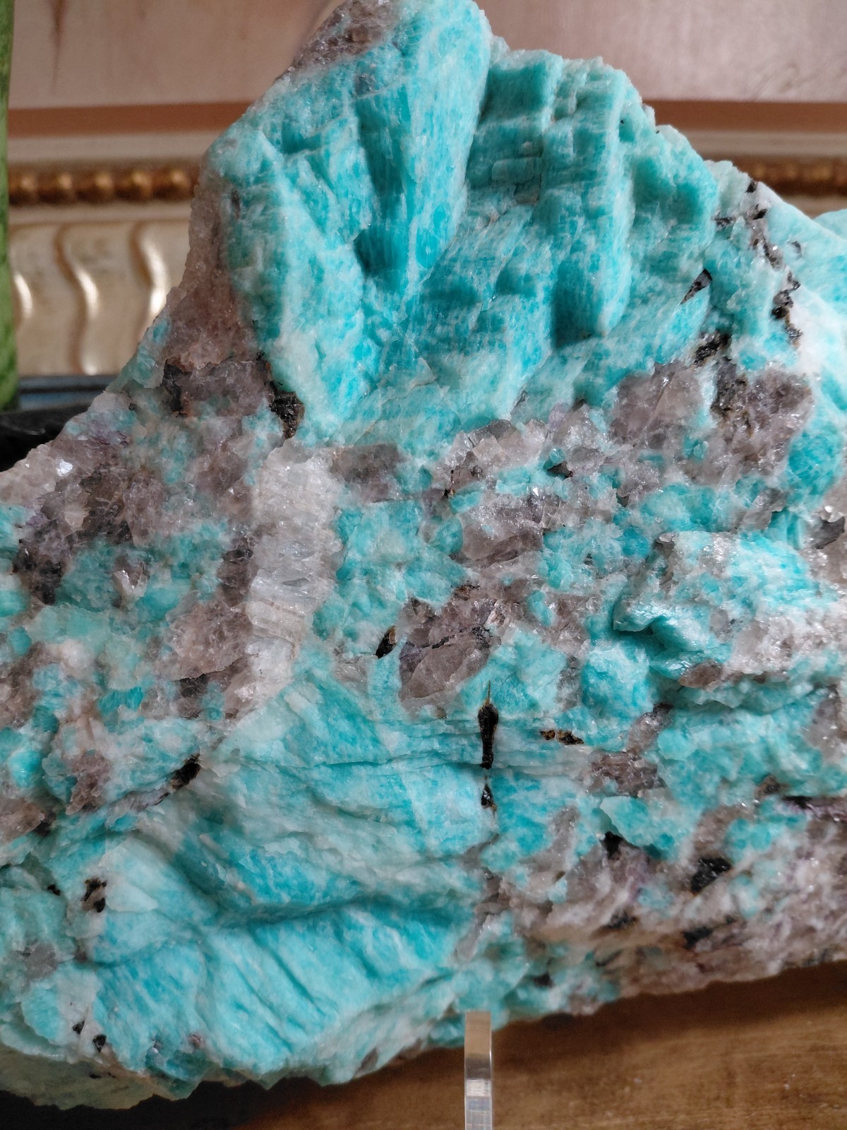 Amazonite Rough Display Natural Rough Amazonite  13 lb  #E9222