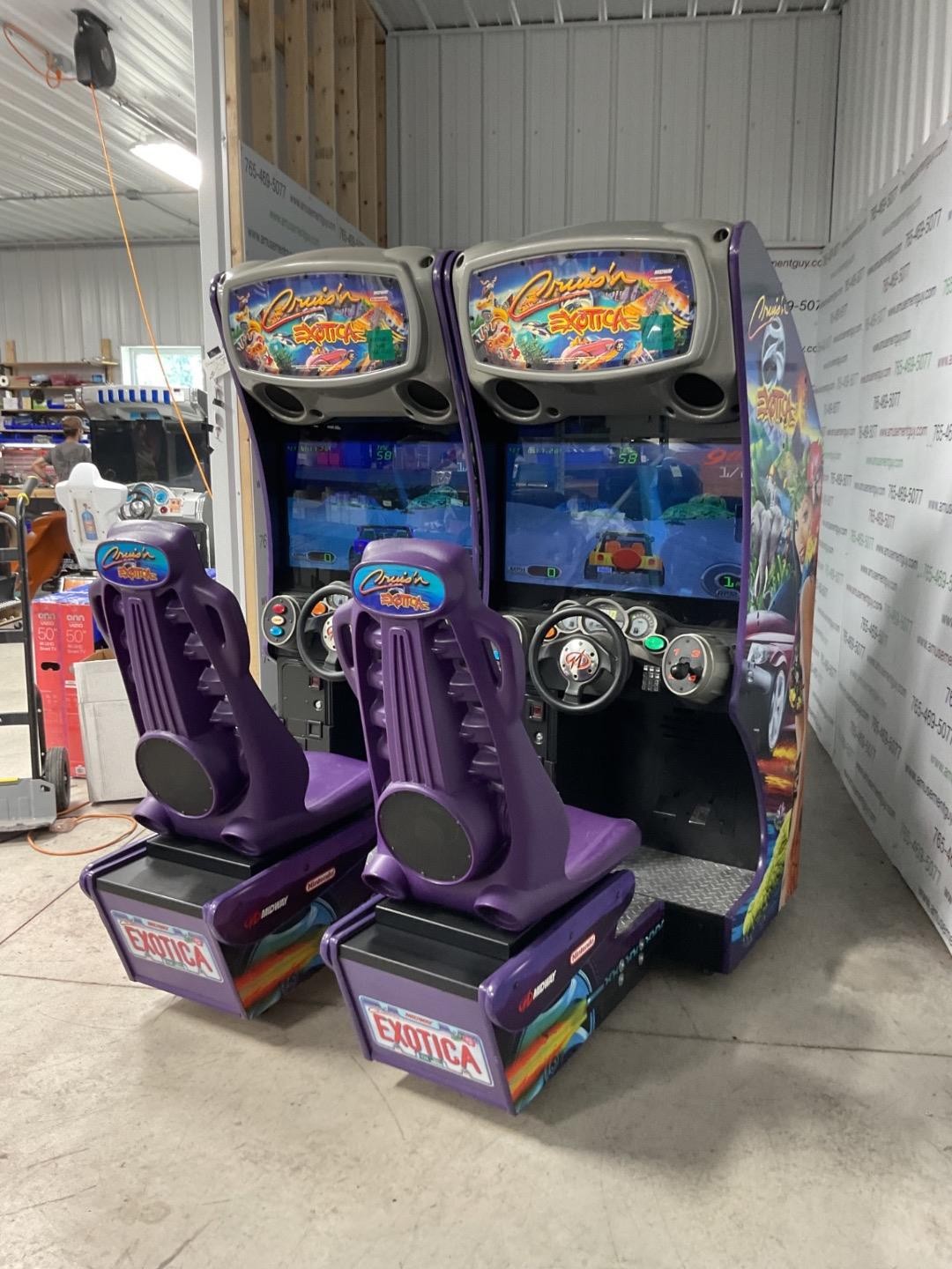 Linked Cruis\'n Exotica by COIN-OP Sit-Down Driving Arcade Video Game