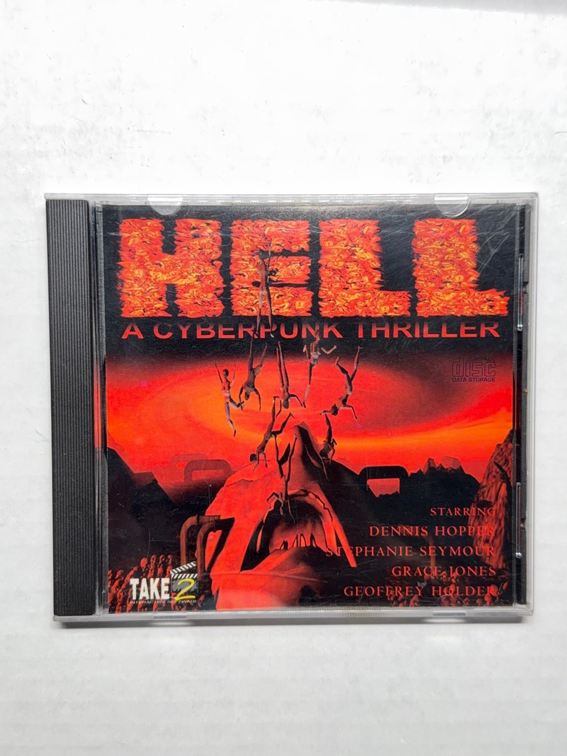 Hell: A Cyberpunk Thriller PC CD-ROM Game 1994 Take 2 Interactive Dennis Hopper