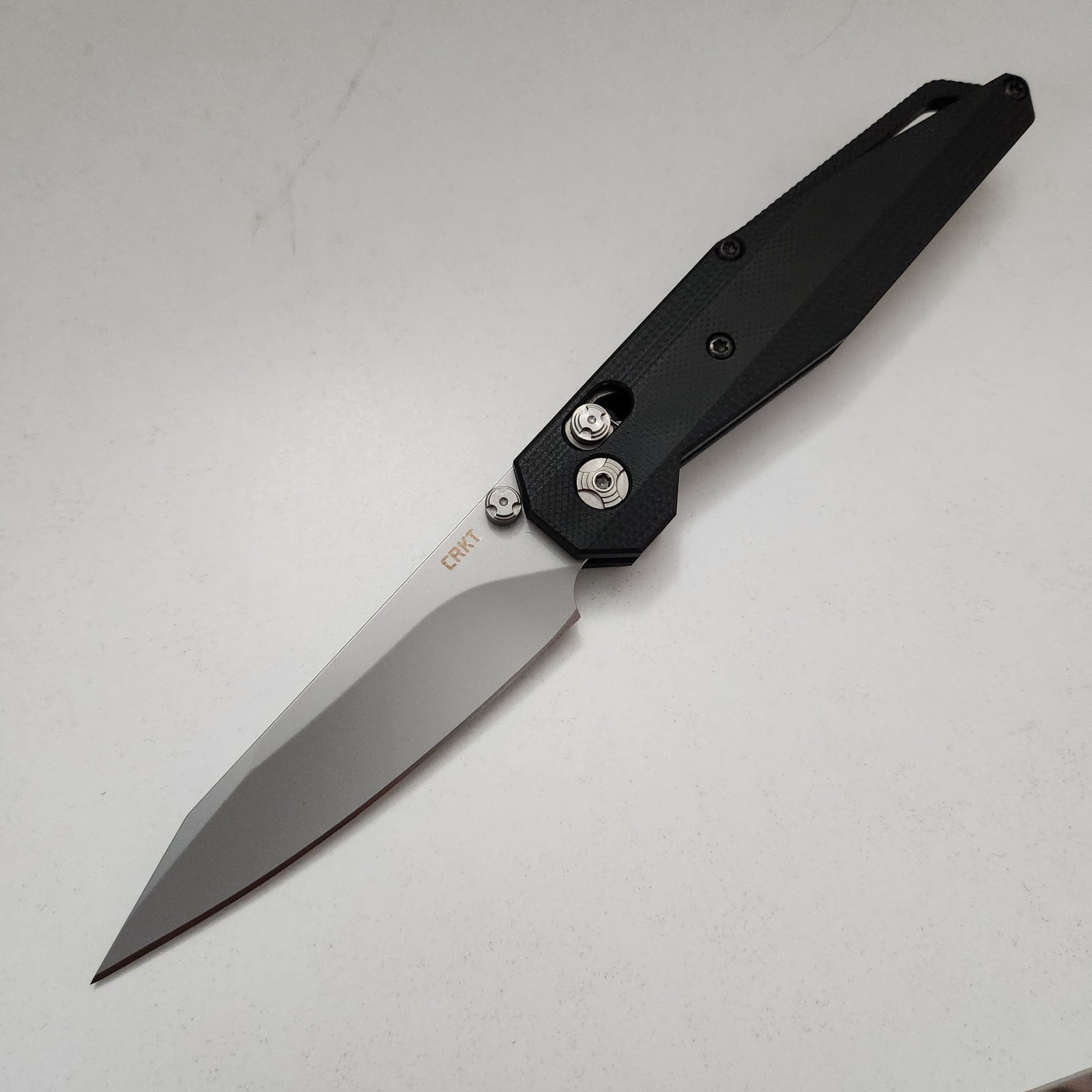 CRKT LCBK Crossbar Lock Folding Pocket Knife Lerch Design 3830 New Rare USA Made