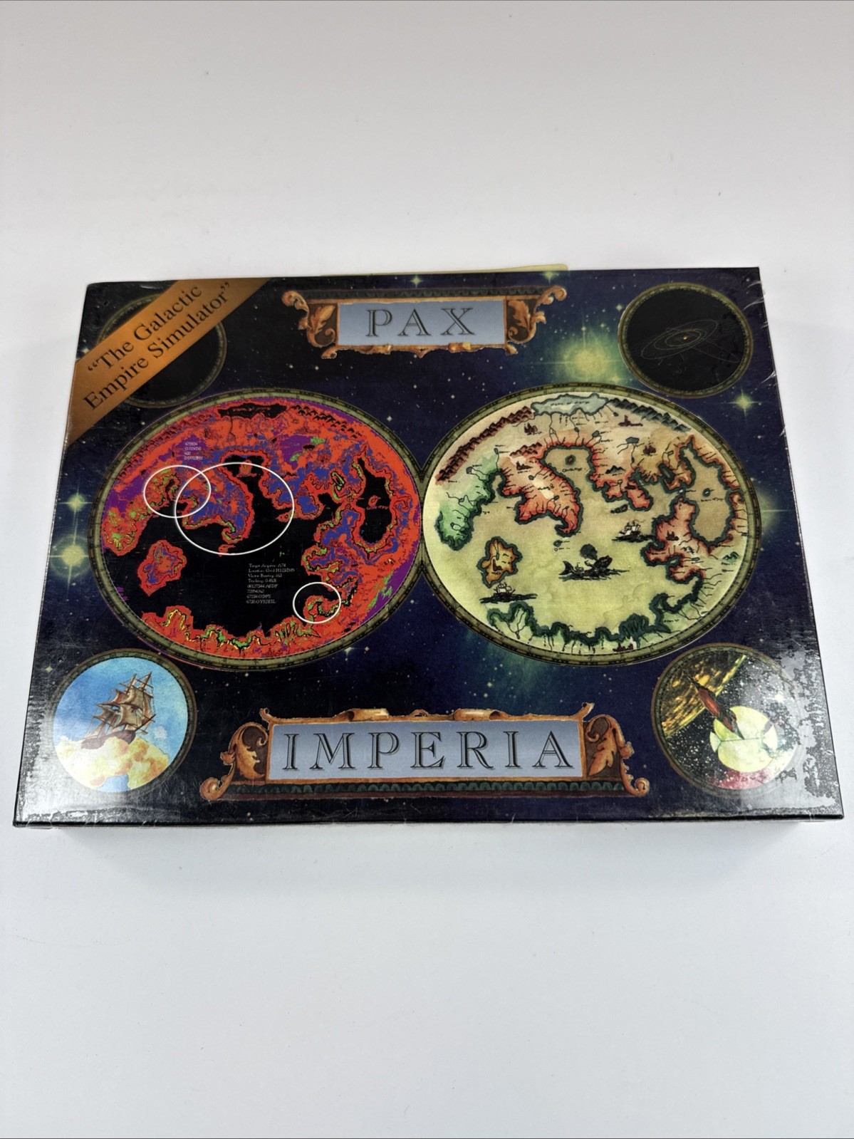 Factory Sealed New Pax Imperia Galactic Simulator Big Box For Macintosh