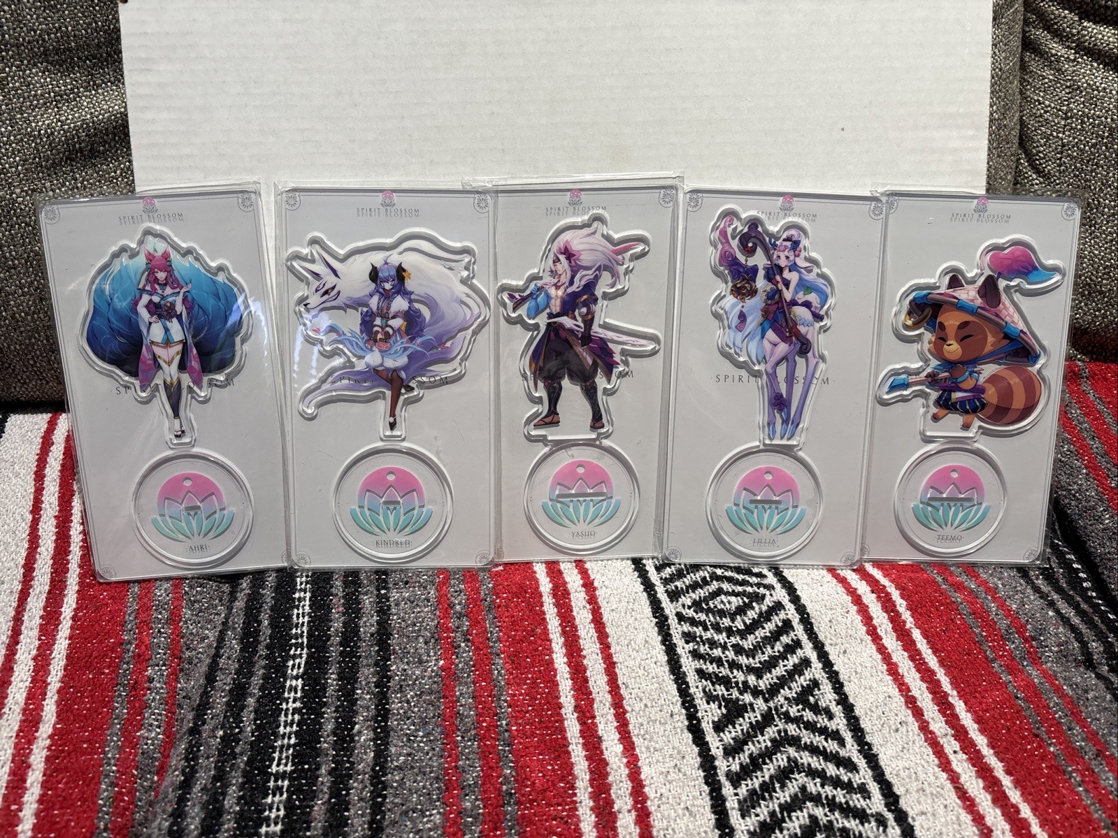 League Of Legends Spirit Blossom Acrylic Standee Set of 5 Riot Games Rare