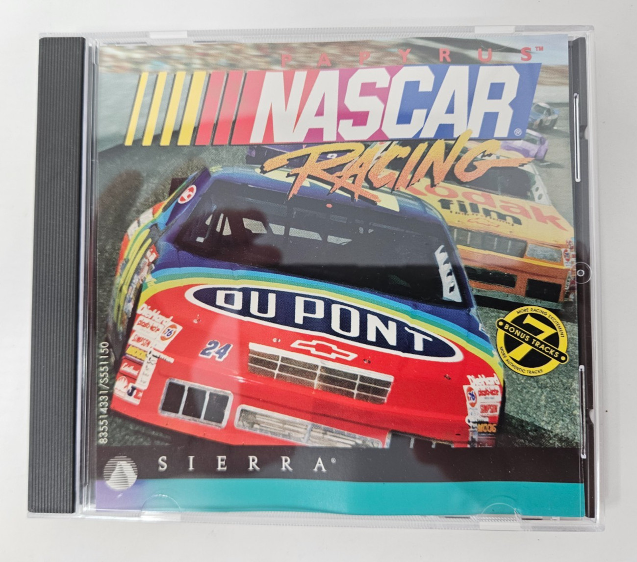 Papyrus NASCAR Racing PC CD-ROM 1996 w/ 7 Bonus Tracks