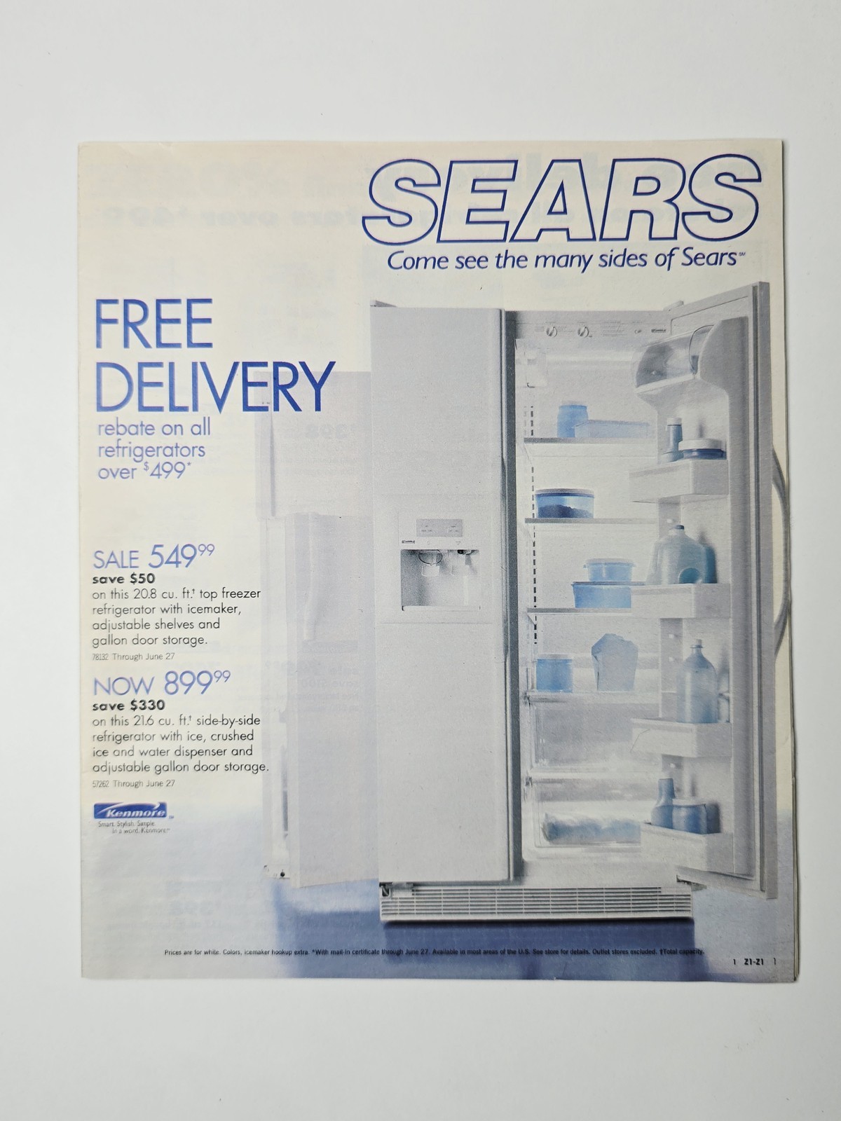 Sears 1998 Kenmore Appliances Sony Electronics NBA Jam Circular 36 Pages