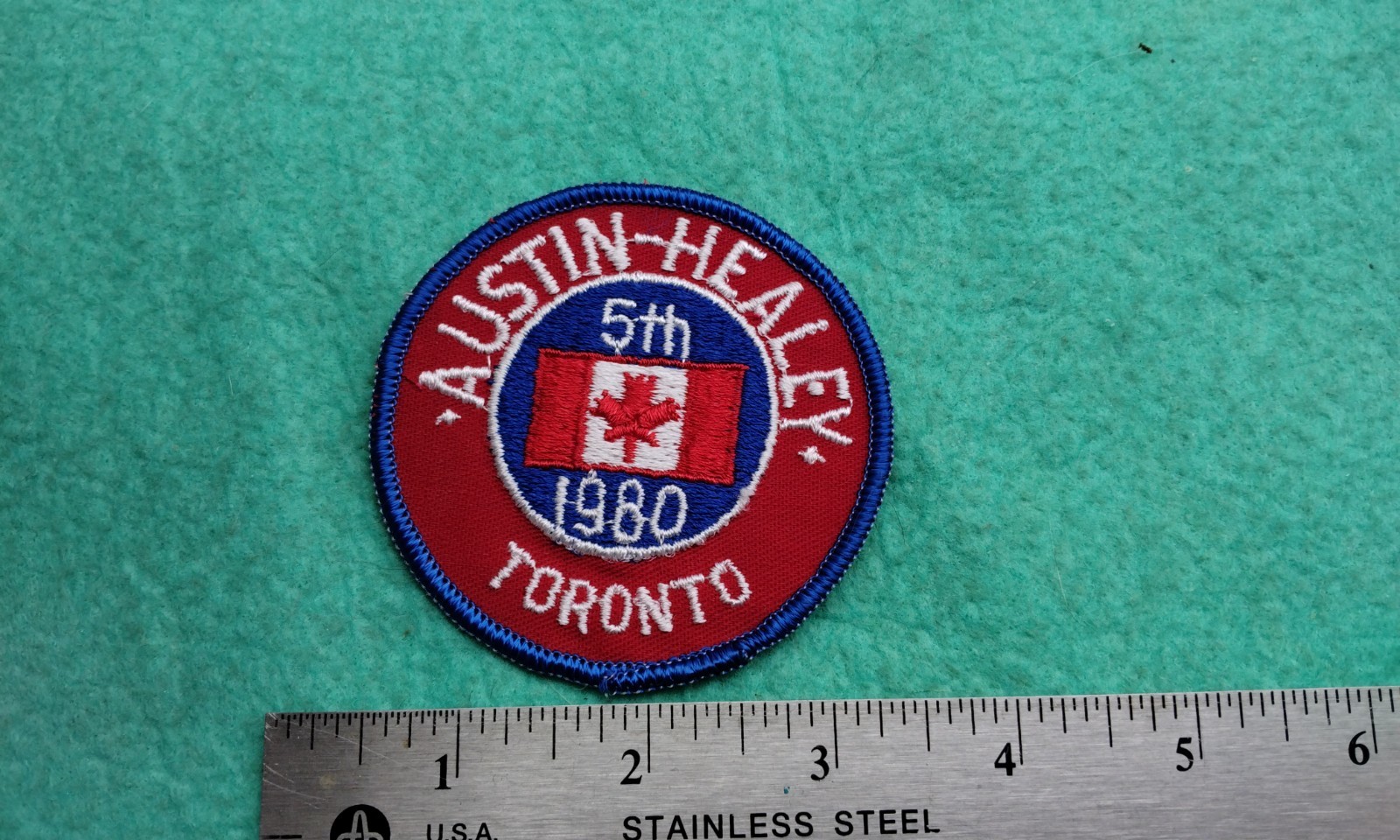 Vintage Austin Healey Club Of America Toronto Canada 1980 Patch