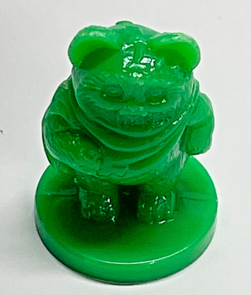 Vintage 1983 Green Ewok Character Game piece