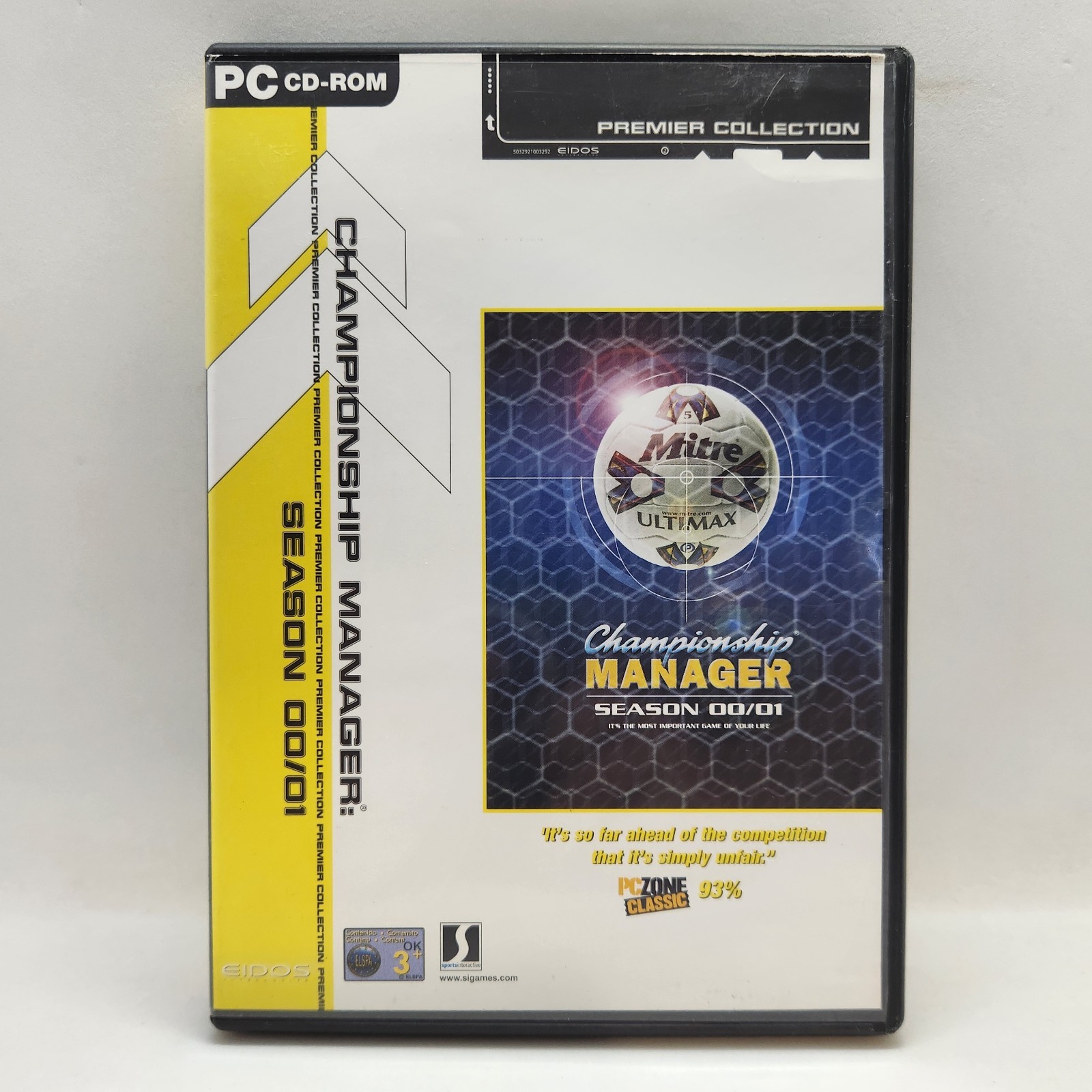 Championship Manager: Season 00/01 (2000) *Good Condition* *Complete* PC CD-ROM