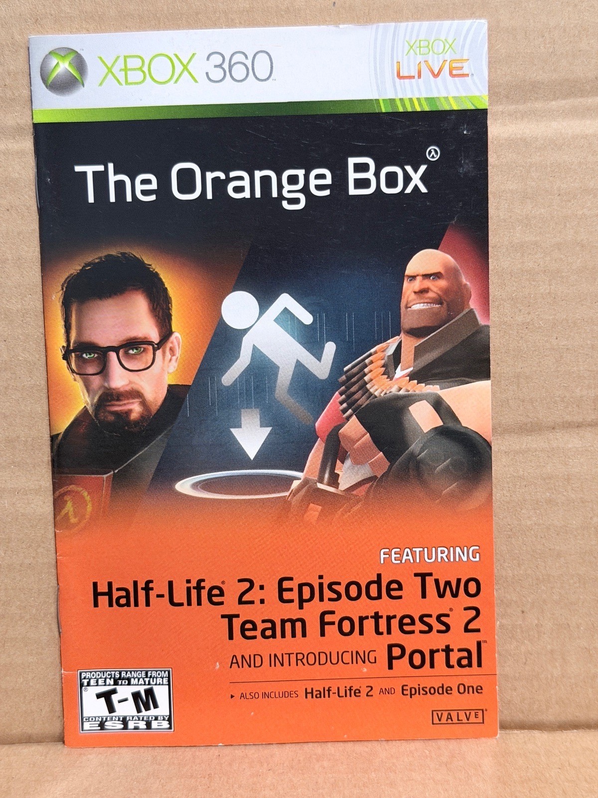 Half-Life 2: Episode Two  Microsoft Xbox 360  Game Manual Booklet Only No Game