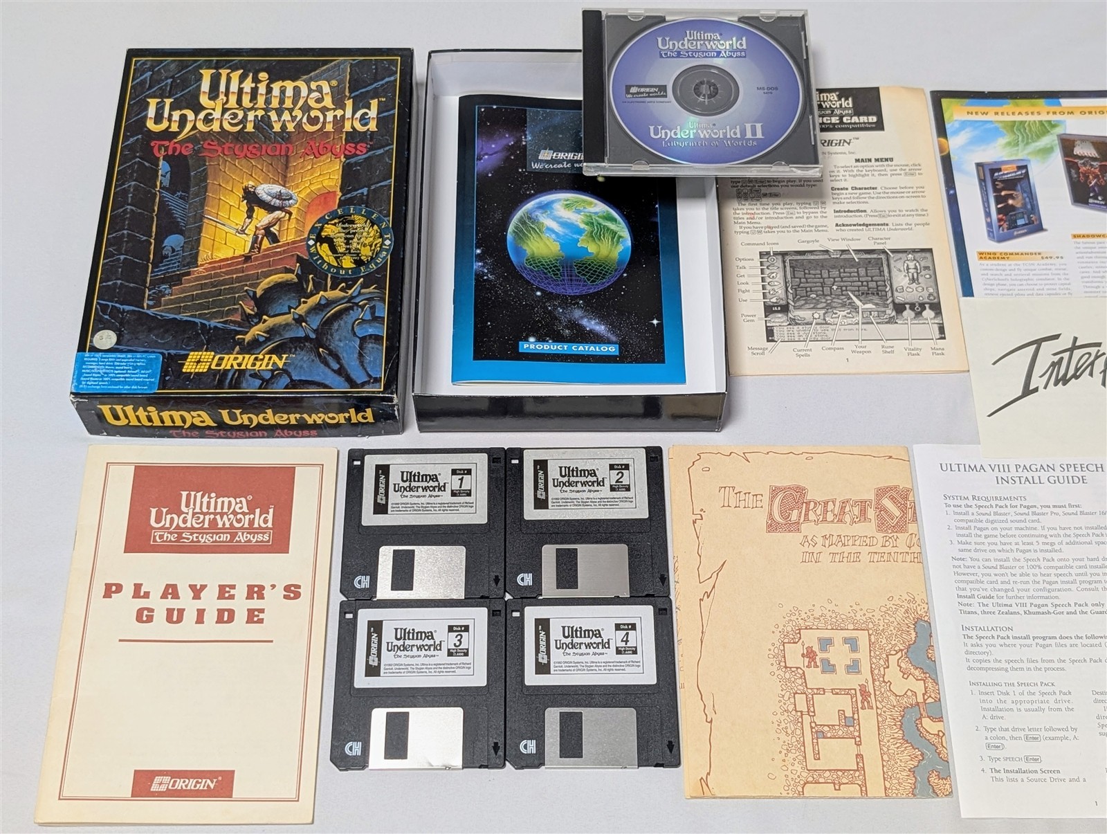Ultima Underworld: The Stygian Abyss CIB IBM PC 3.5