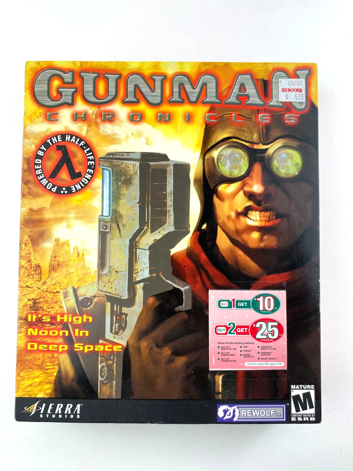 Gunman Chronicles (PC, 2000) Big Box - Sticker Sealed - Box Corner Damage
