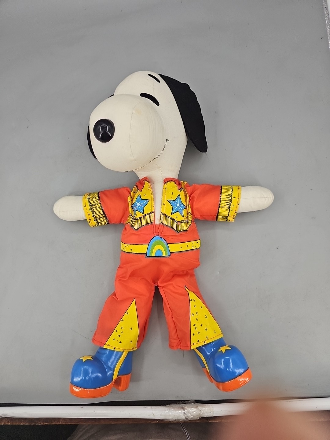 Vintage Snoopy Rock Star Rag Doll Original 1970’s Approx 15\