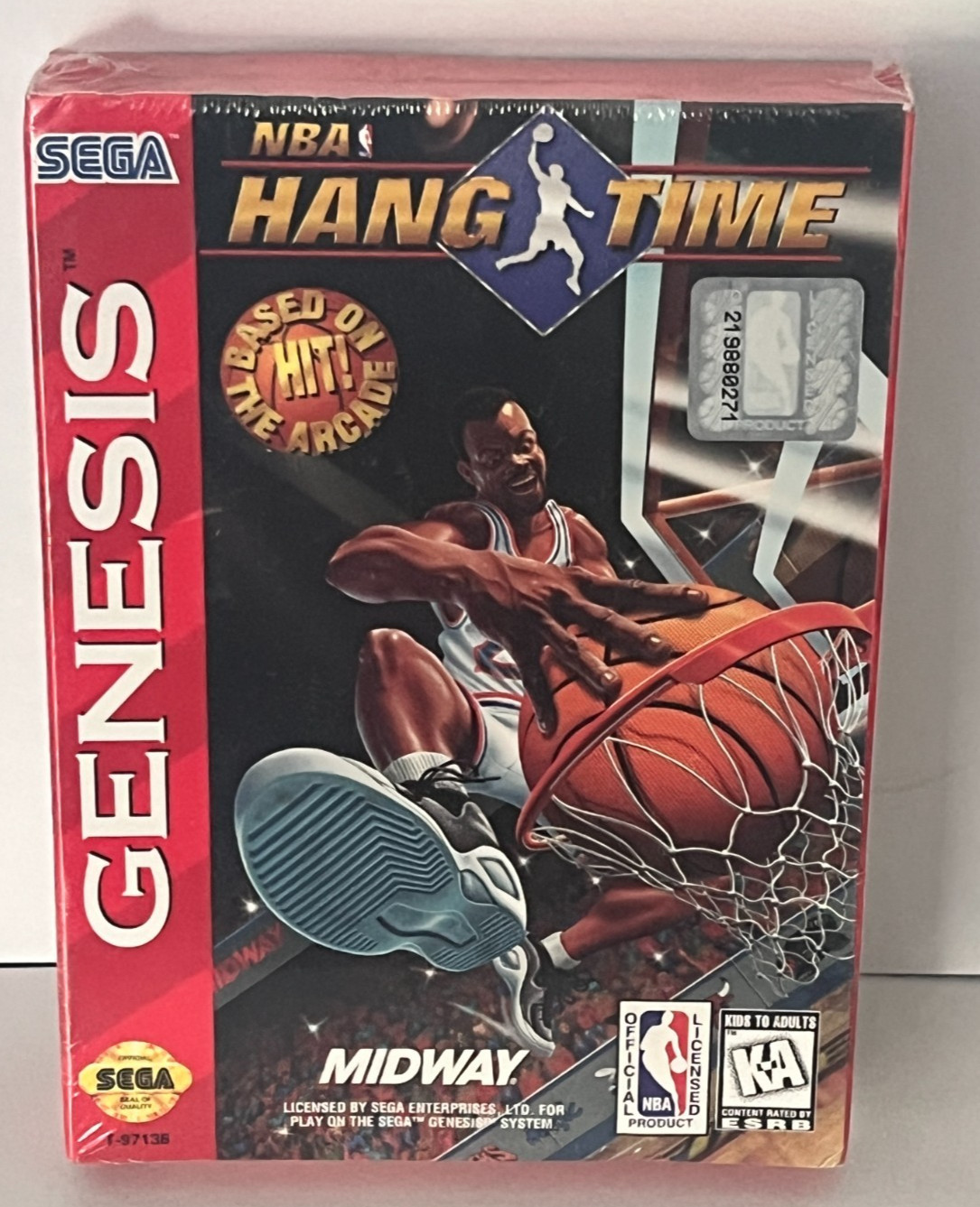 NBA HangTime (Sega Genesis, 1996) New