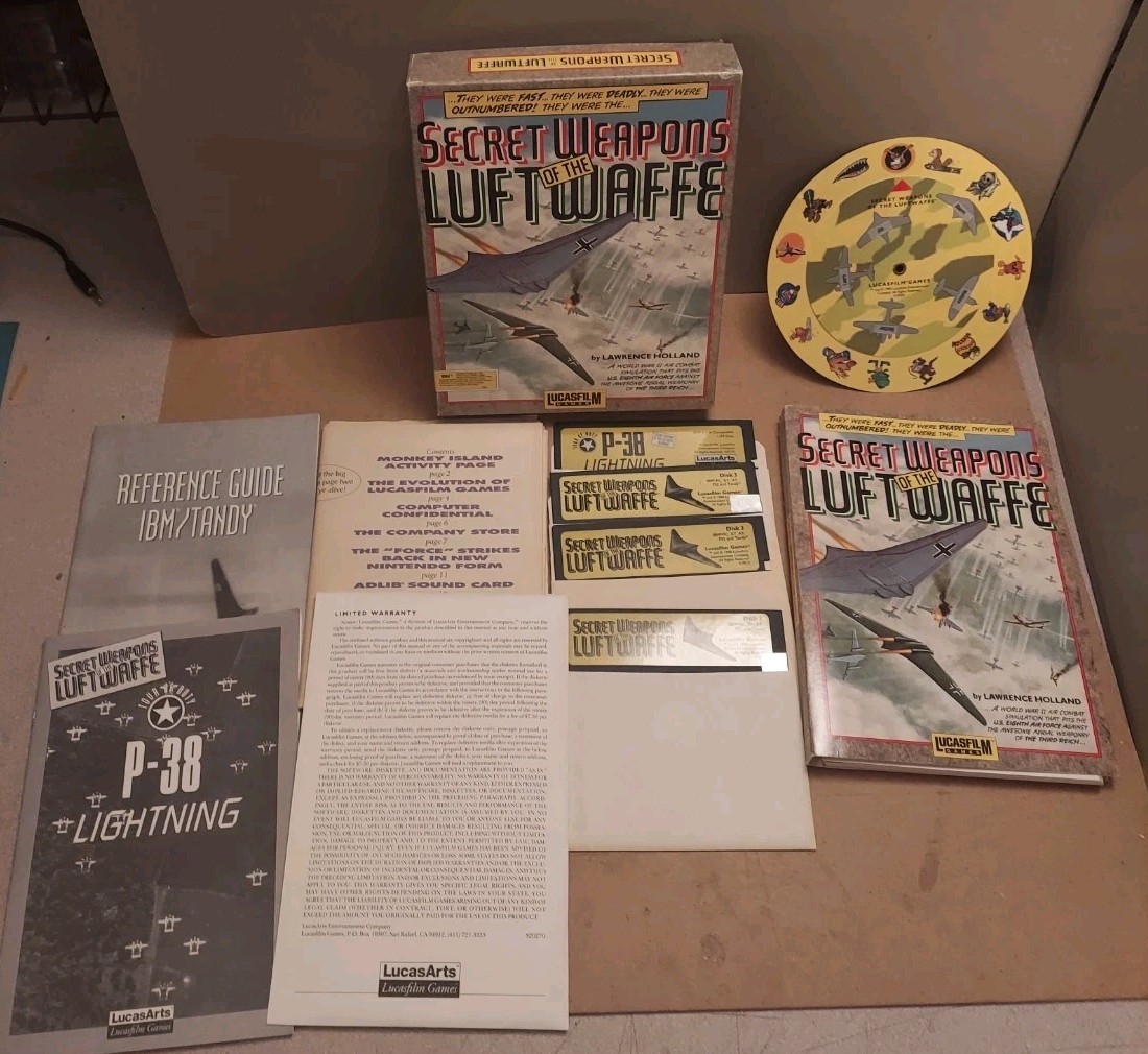 Secret Weapons Of The Luftwaffe - 1990 5.25