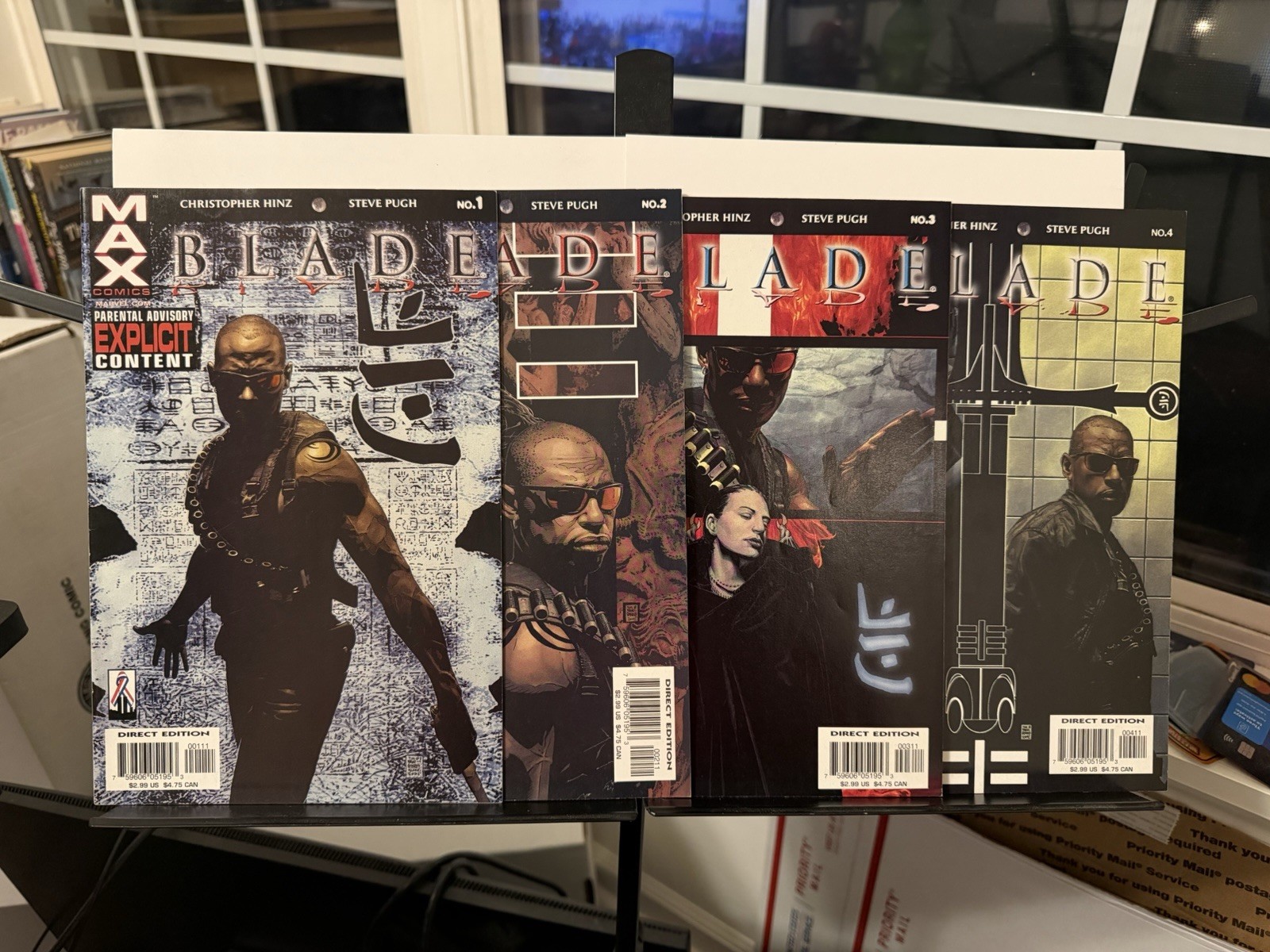 Blade MAX #1-4 Complete Set (2002) Marvel MAX explicit Tim Bradstreet
