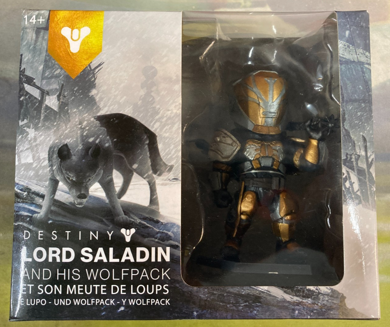Destiny Lord Saladin Iron Banner Iron Wolf Pack Action Figure Set Bungie NEW