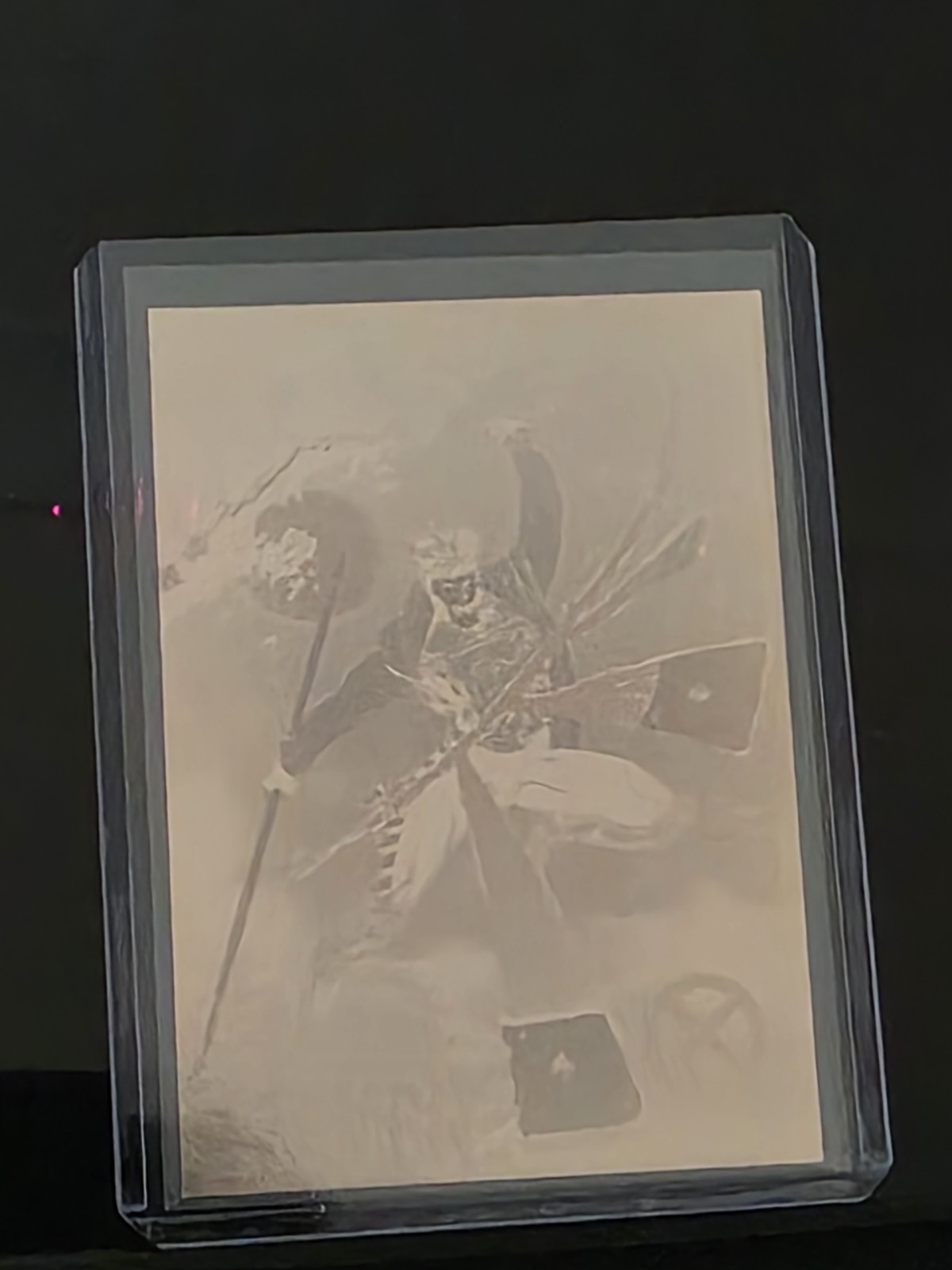 The 1992 Impel Marvel Universe Series 3 Gambit Hologram (#XH-3).  