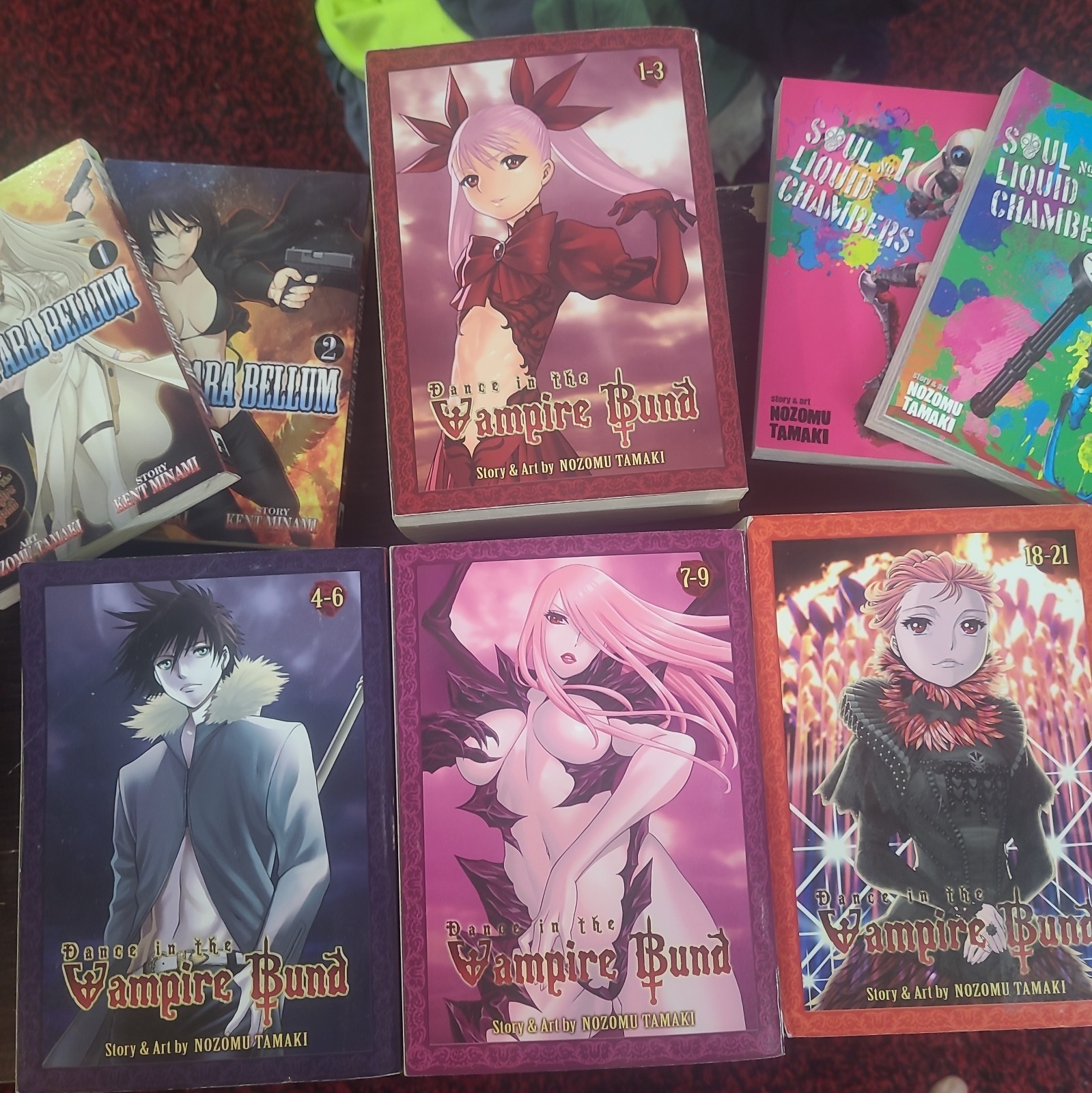 Dance in the Vampire Bund Omnibus Manga Comic Book Lot Vol 1-3, 4-6, 7-9, 18-21 